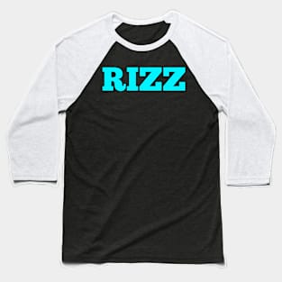 Rizz Winter Light Blue Baseball T-Shirt